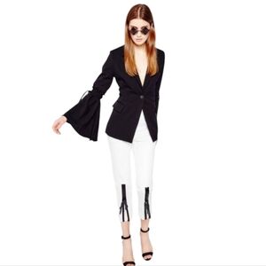 Style Mafia Black Flare Bell Sleeve Blazer sz S